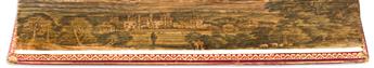 (FORE-EDGE PAINTING.) Publii Terentii Afri Comoediae.